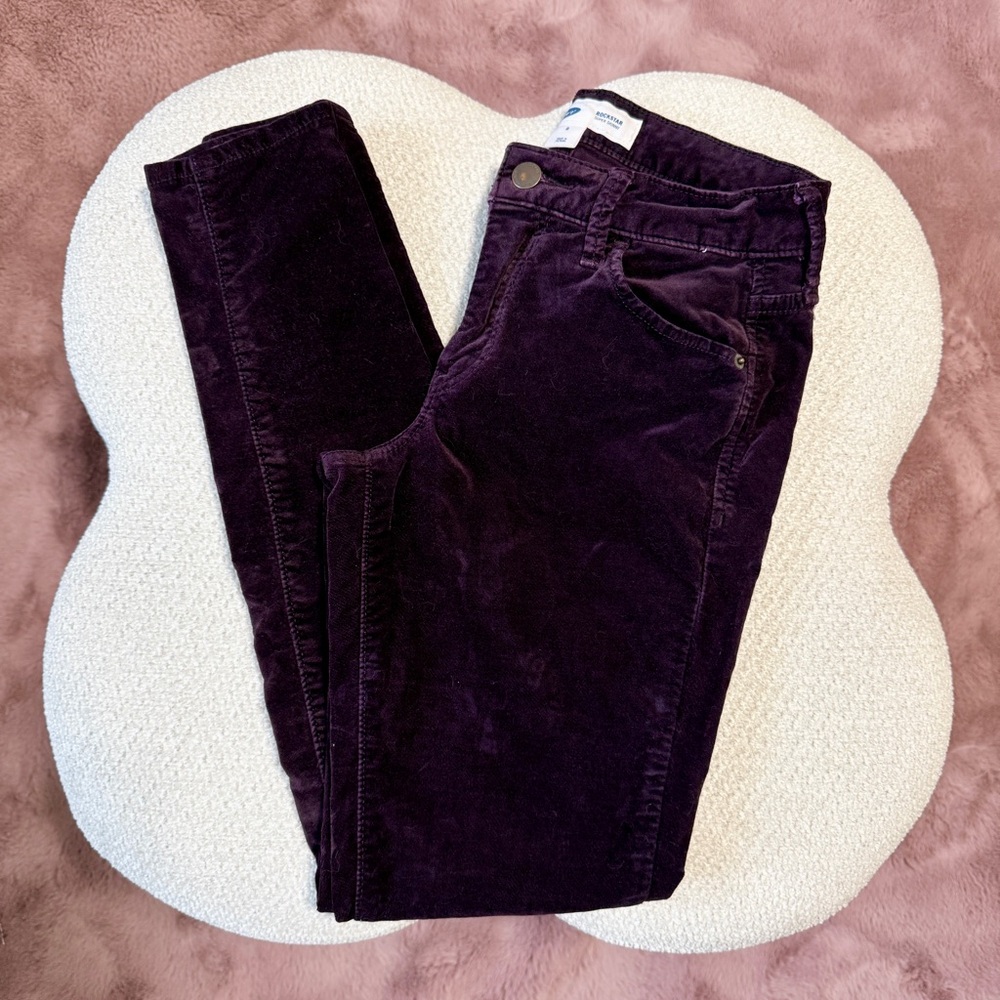 Rockstar Skinny Velvet Pants